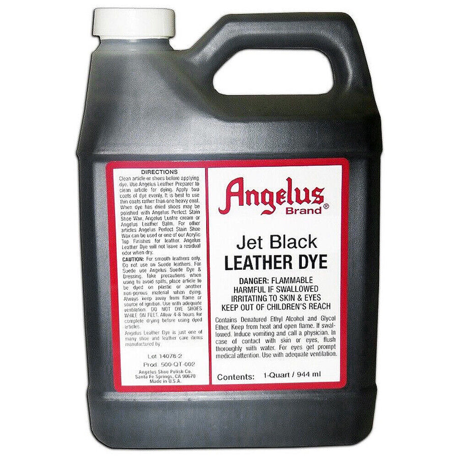 1 Quart Angelus Leather Dye Shoes Boots Belts Coats Furniture Crafts - Uhorse