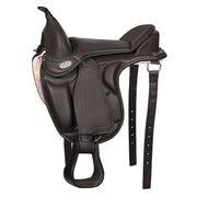 H. English Treeless Saddle Hilason Endurance Trail Pleasure Leather –