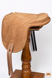 Sp101-F Baretek English Leather Bareback Horse Saddle Pad Trail Riding