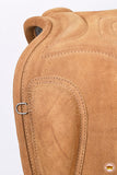 Sp101-F Baretek English Leather Bareback Horse Saddle Pad Trail Riding