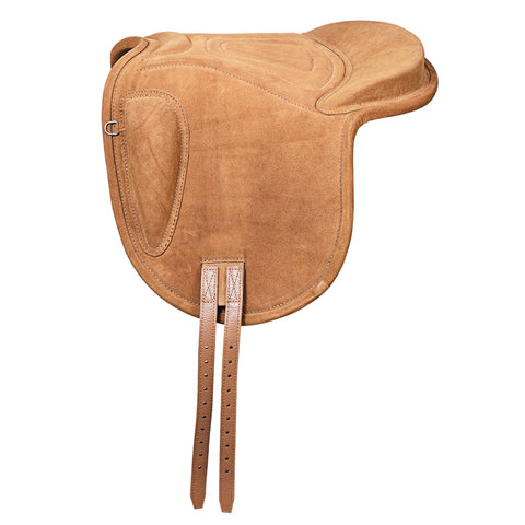 Sp101-F Baretek English Leather Bareback Horse Saddle Pad Trail Riding