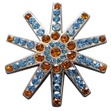Set Of 2 Western Screw Back Concho Turquoise Brown Spur Bling Headstall - Uhorse