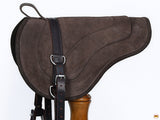 Hilason Natural Horsemanship Leather Bareback Western Treeless Saddle Pad