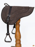 Hilason Natural Horsemanship Leather Bareback Western Treeless Saddle Pad