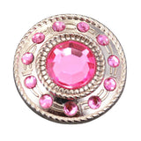 Set Of 32 Screw Back Concho Nickel Wheel Shape W/Rope Edge Saddle Belt by Hilason – Cowboy and equestrian accessories