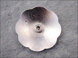 HILASON Western Screw Back Concho1 Pink Crystal Floral Bling Headstall Cowgirl 1.5 inch | Concho Slotted Conchos