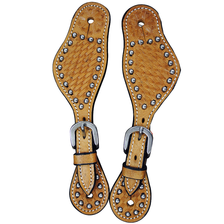 Hilason Western Style Men and women's Spur Straps for Horse Riding, Barrel Racing,Show,and Rodeo - Uhorse