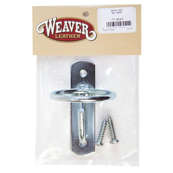 Wl-77-3019 Weaver Leather H. Tk. Zinc Plt. Bucket Hook Walll Mount by Hilason – Cowboy and equestrian accessories
