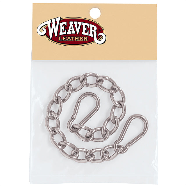 Wl-77-3145 Hosre Tk. Curb Chain With Safety Spring Snaps Weaver 9-1/2 by Hilason – Cowboy and equestrian accessories