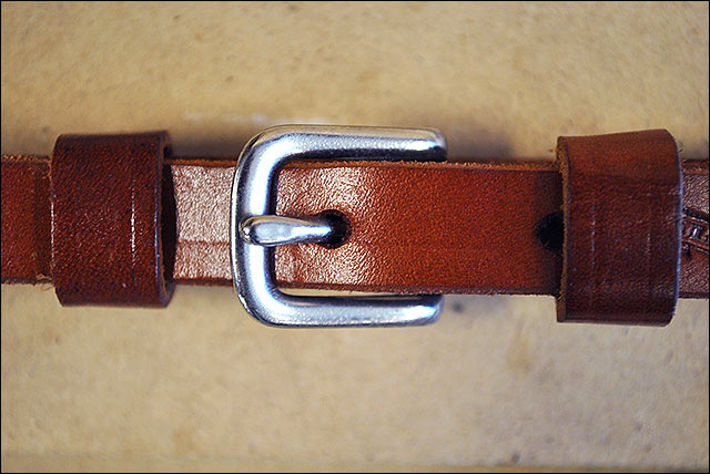 Regular Oil 1/2 In. Leather Horse Tack Curb Strap By Circle Y