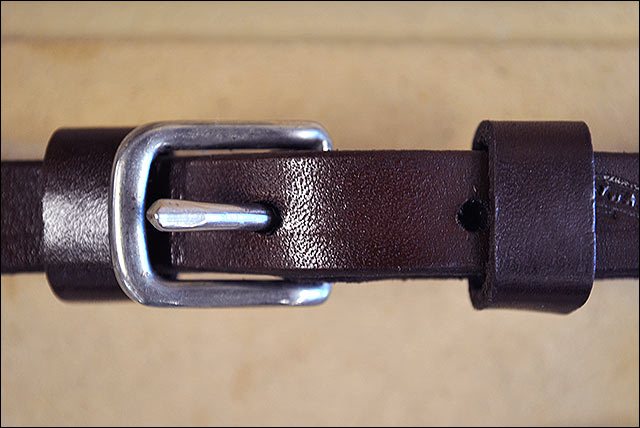 Walnut 1/2 In. Leather Horse Tack Curb Strap By Circle Y