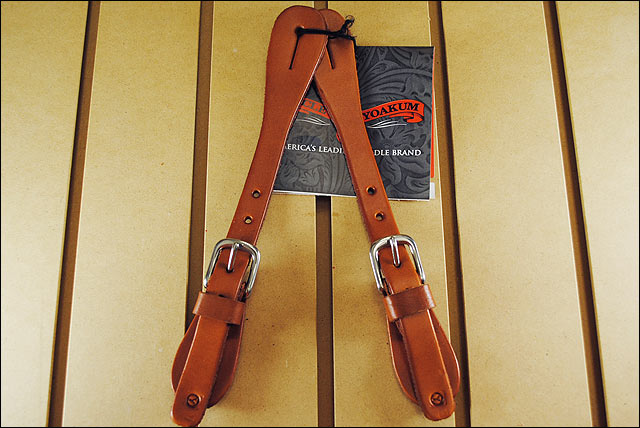 Regular Oil Circle Y Single Ply Leather Men Spur Strap by Hilason – Cowboy and equestrian accessories
