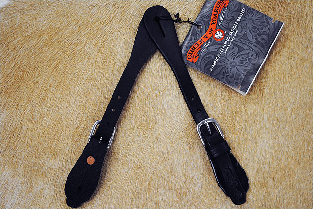 Leather Spur Strap Single Ply Mens By Circle Y Black by Hilason – Cowboy and equestrian accessories