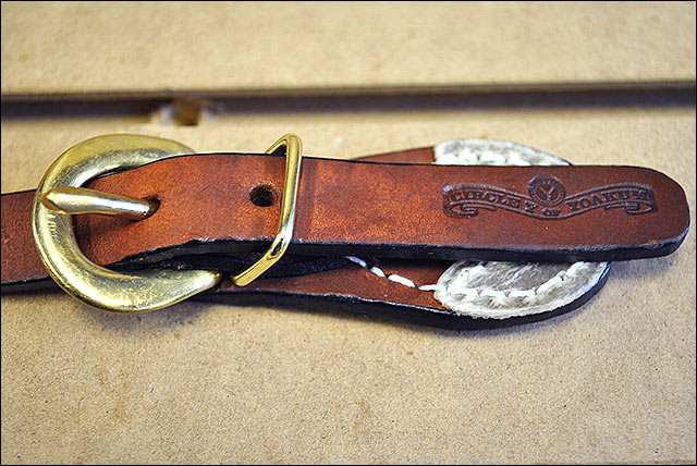 Spur Strap-Mens-Rawhide Tips -