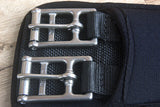 20" Horze Neoprene Flexible Nylon Horse Saddle Dressage Girth Cinch Black