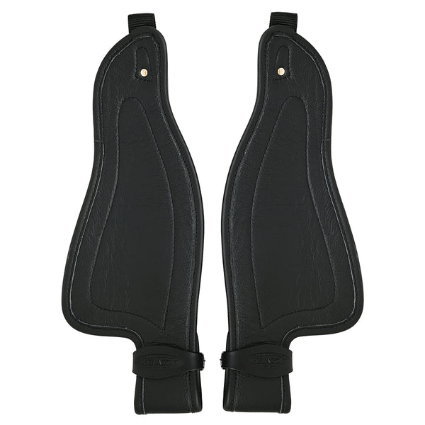Hilason Replacement Leather Fenders Pair Horse Endurance Saddle Black - Uhorse