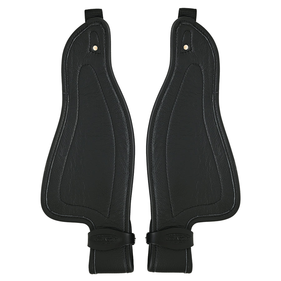 Hilason Replacement Leather Fenders Pair Horse Endurance Saddle Black - Uhorse