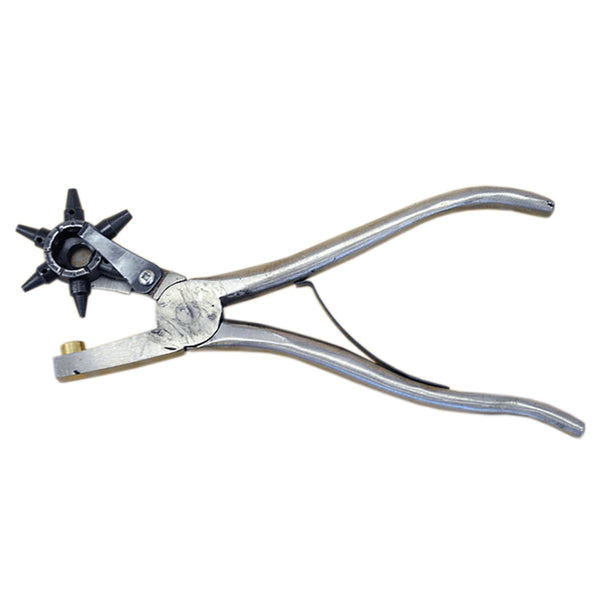 Hilason New Revolving 6 Tube Leather Punch Stainless Steel - Uhorse