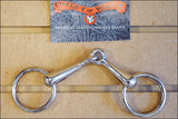 Circle Y Nickle Plated Loose Ring Snaffle Bit Horse Tack