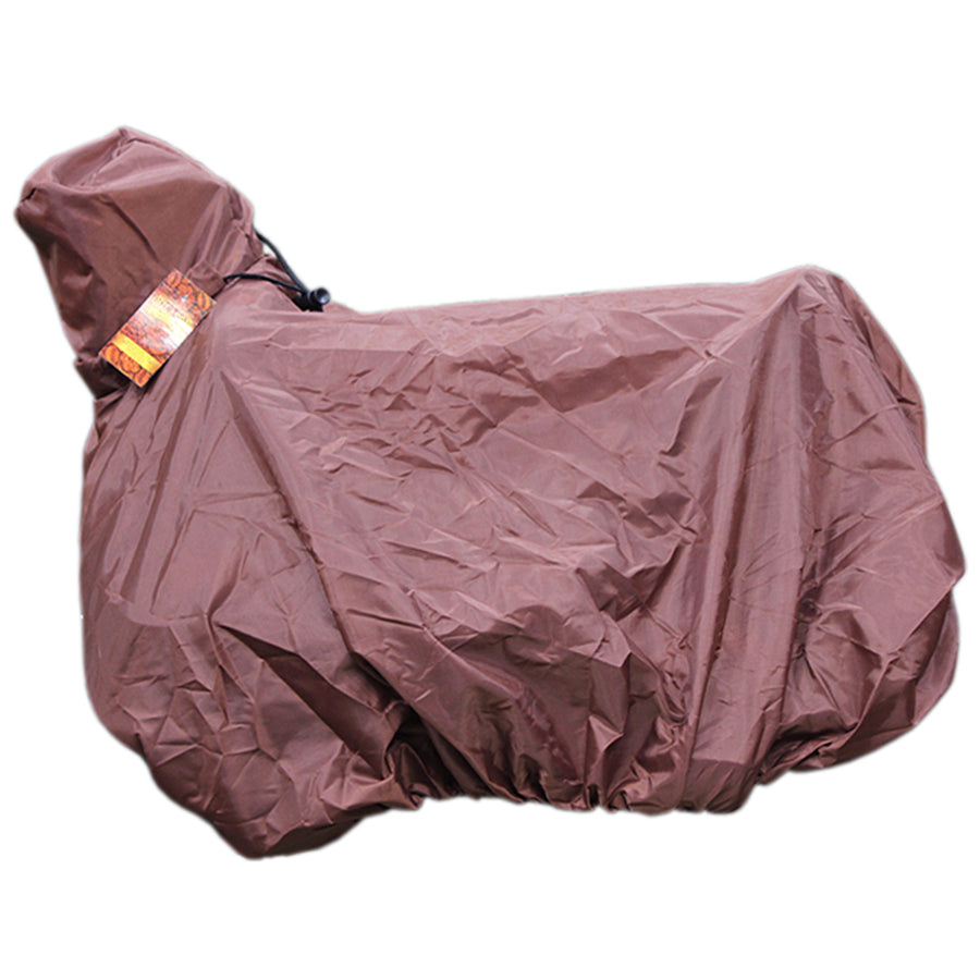 Hilason Horse Tack Brown Nylon Saddle Cover For Western - Uhorse