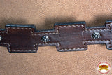 Western Horse Breast Collar Tack American Leather Dark Brown Hilason