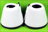 White Large Professional'S Choice Quick Wrap Horse Bell Boot