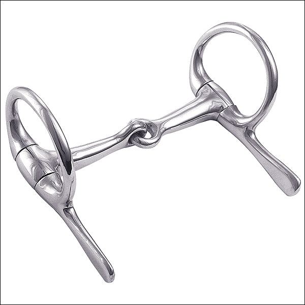 WEAVER LEATHER MINIATURE HORSE BIT 3 1/2 INCH SNAFFLE MOUTH