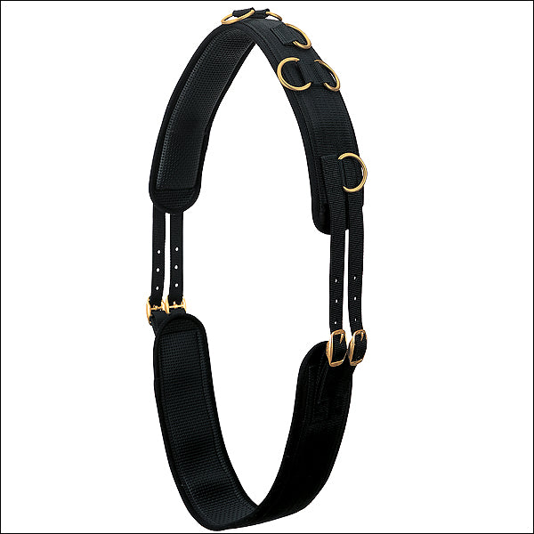 Weaver Leather Neoprene 10 Rings Surcingle H. Tk. Black by Hilason – Cowboy and equestrian accessories