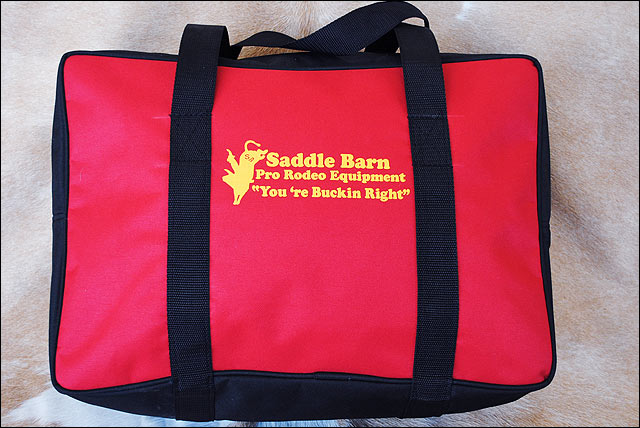 Red Saddle Barn Pro Rodeo Youth Gear Bag Cordura 10X14X20 - Uhorse