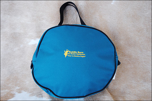 Saddle Barn Pro Rodeo Vinyl Lined Bull Rope Bag with Poly Handles Teal - Uhorse