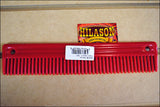 Red Hilason Horse Grooming Plastic Mane And Tail Comb 9 Inches