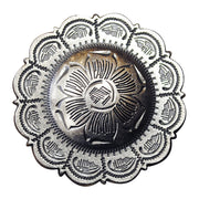 HILASON Western Screw Back Concho Floral Carved Saddle Bling Cowgirl | Belt Slotted Conchos