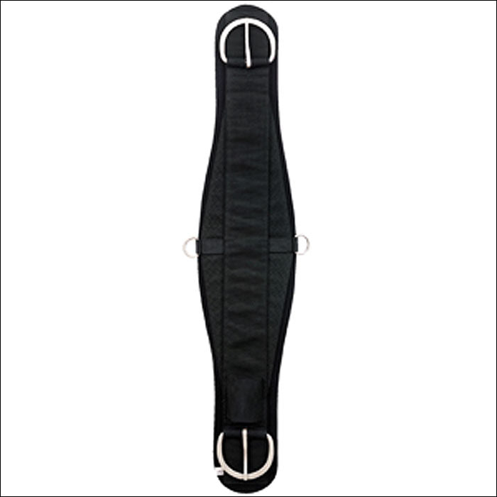 28 Inch Weaver Leather Black H. Tk. Neoprene Roper Cinch by Hilason – Cowboy and equestrian accessories