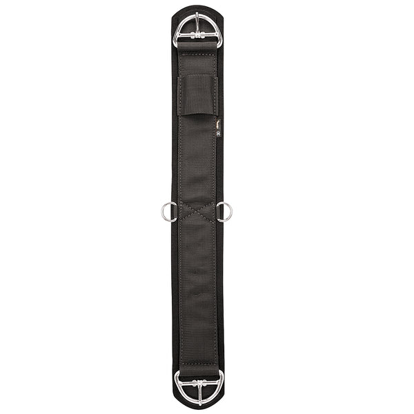 26 Inch Black Weaver Leather H. Tk. Felt Lined Deluxe Super Cinch by Hilason – Cowboy and equestrian accessories