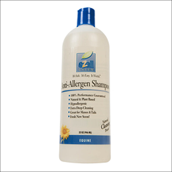 W2 Ezall Anti-Allergen Dog Horse Cat Shampoo Jojoba Oil Vitamin E 32 Oz. - Uhorse
