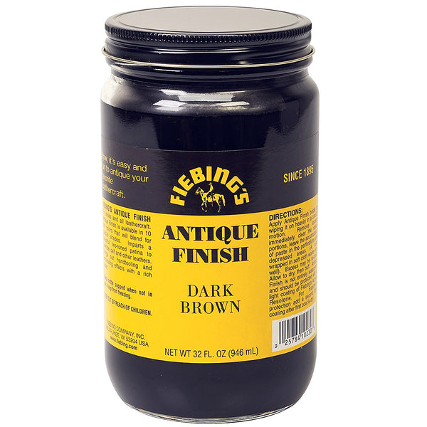 Fiebing'S Antique Finish Dark Brown 1 Gallon