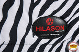 28X26 Zebra Hilason Contoured Barrel Racer Equi Lok Horse Saddle Pad Made In Usa