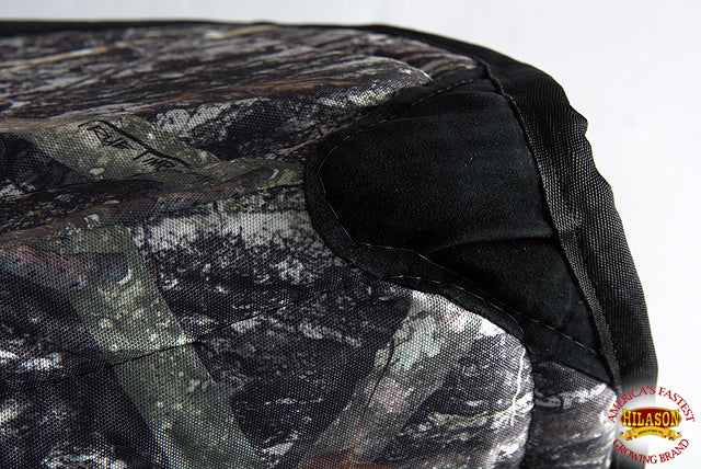 30" X 34" Hilason  Shock Absorbing Anti Slip Western Round Saddle Pad Camo