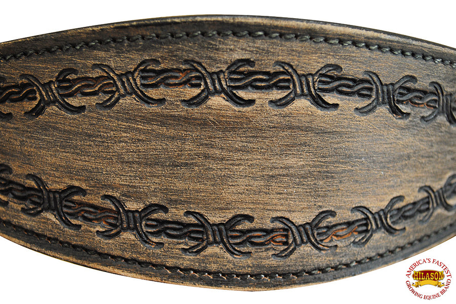HILASON Western Horse Headstall Breast Collar Set Tack Genuine American Leather | For Horses Headstalls