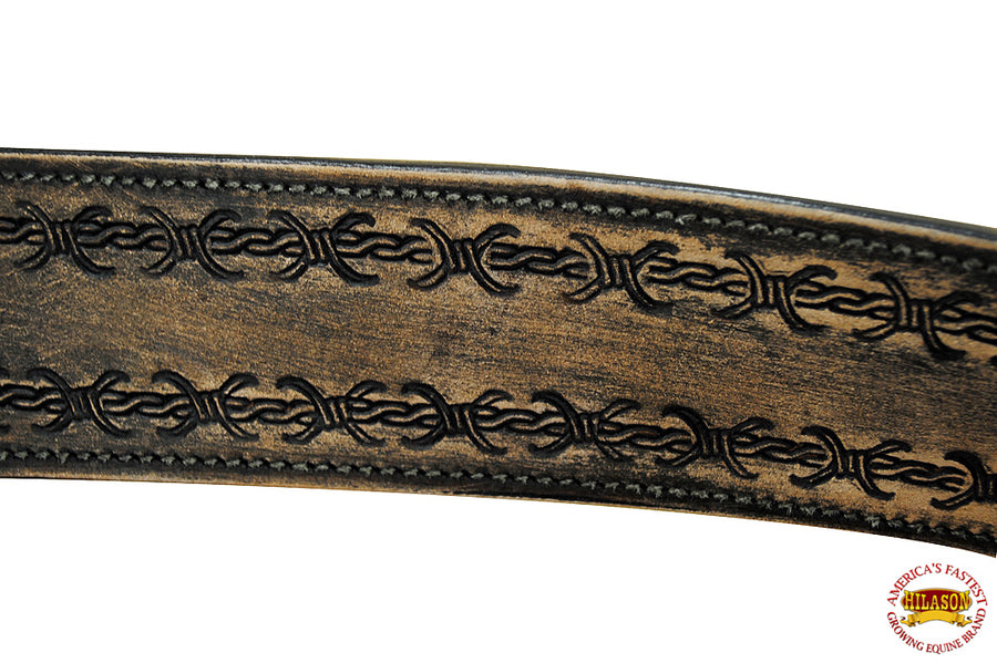 HILASON Western Horse Headstall Breast Collar Set Tack Genuine American Leather | For Horses Headstalls