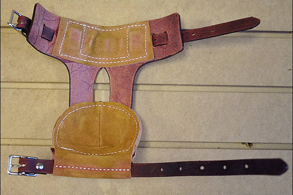 New Hilason Horse Latigo Leather Skid Boots Burgundy