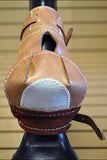 U-Hilason Western Horse Tack Leg Protection Leather Skid Boots