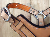 HILASON Genuine Leather Dog Harness Padded Heavy Duty & Comfortable Fit