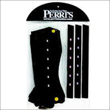 Perris Medium Black Pony Palooza Bling Zipper Child Half Chaps Combo