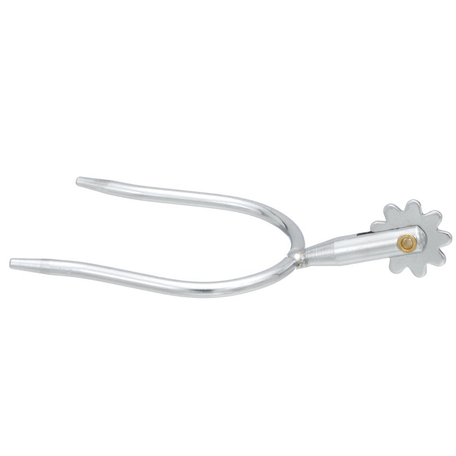 Kelly Silver Star Chrome Plated Childs Slip On Spurs - Uhorse
