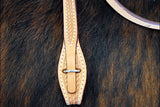 Hilason Western Leather Horse Browband Headstall Russet