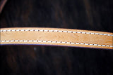 Hilason Western Leather Horse Browband Headstall - Light Oil
