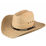 Lone Star Western Hat Rustler Cattleman Verde Soft Palm Leaf