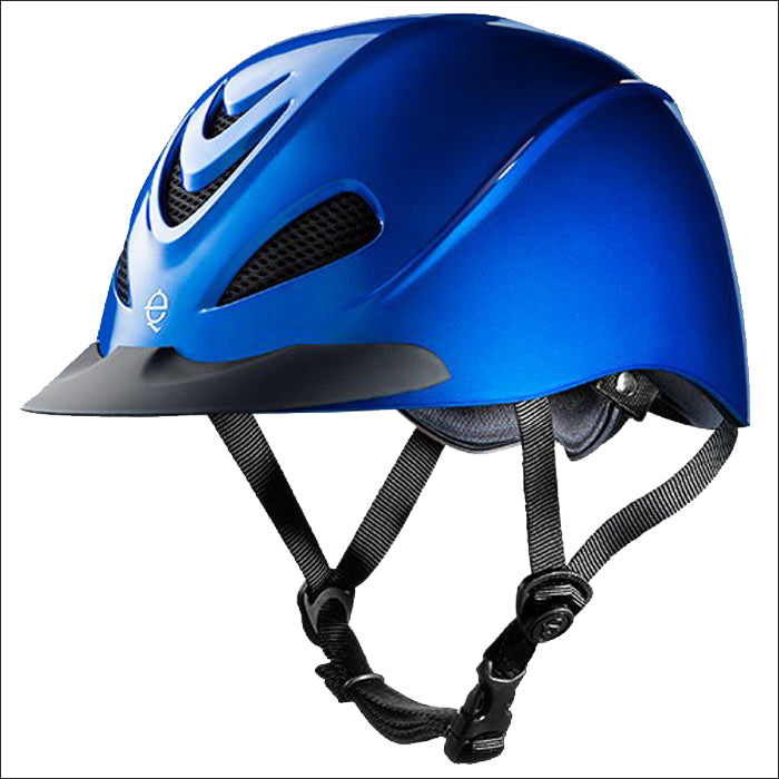 Large Troxel Liberty Low Profile Schooling Riding Helmet Cobalt - Uhorse