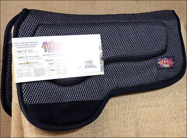 New Tucker H. Tk. Full Tk.y Too Durable Saddle Pad Black by Hilason – Cowboy and equestrian accessories
